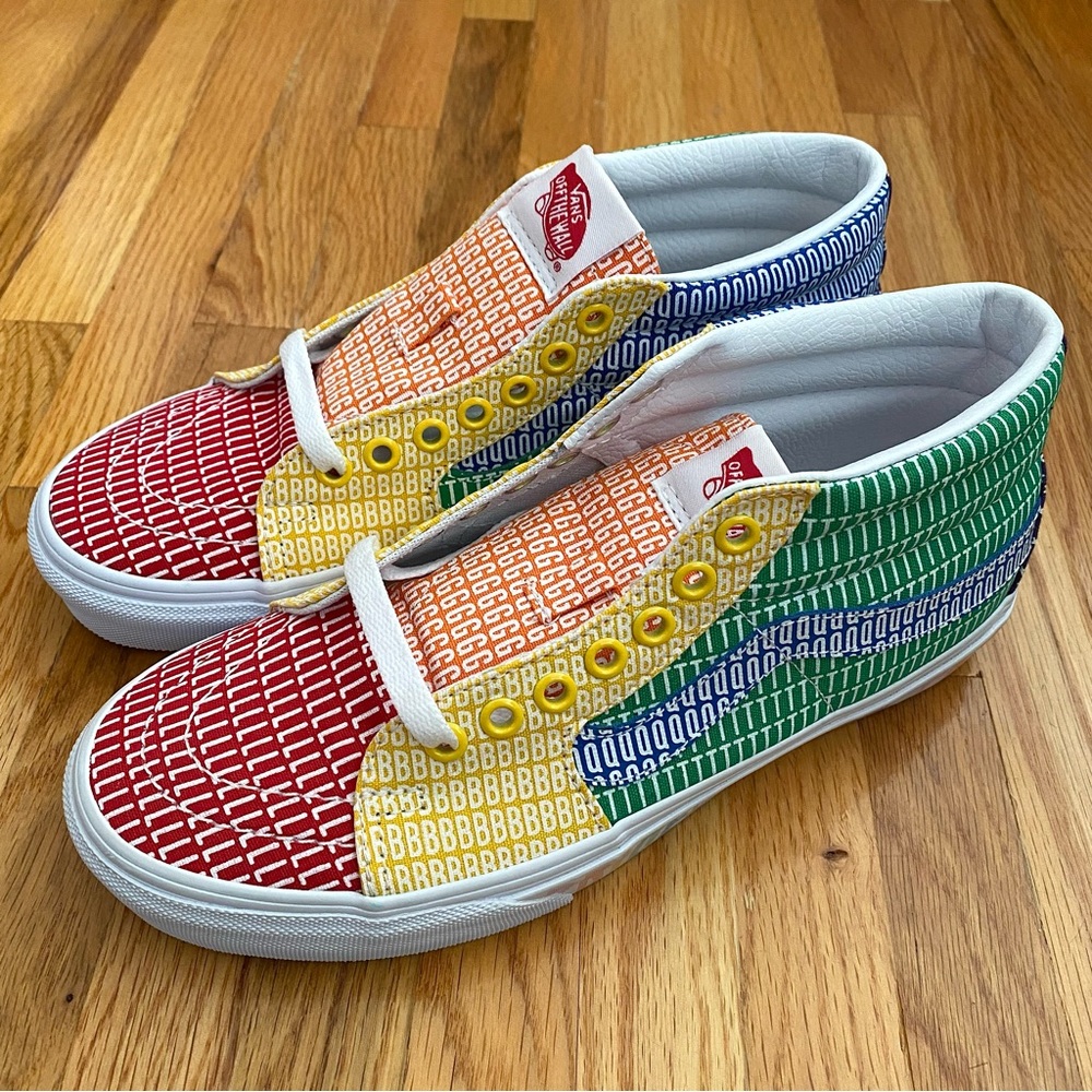 Vans Sk8-Mid Pride Women’s Sneakers - Picture 2 of 8